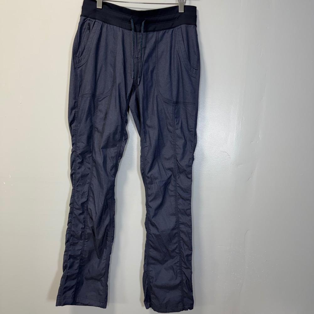 The North Face Womens Aphrodite 2.0 Ruched Pants Blue Medium NF0A2VNY